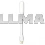 Гнучка USB лампа – ліхтарик USB LED Light біла